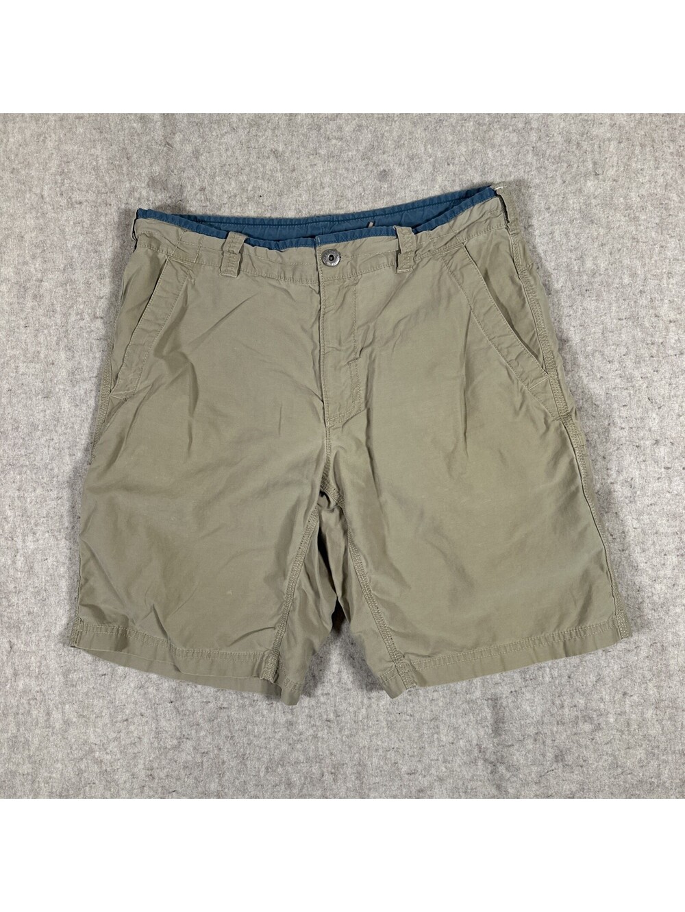 North Face Shorts Men’s 34 (32x10) Hiking Beige Drawstring Button